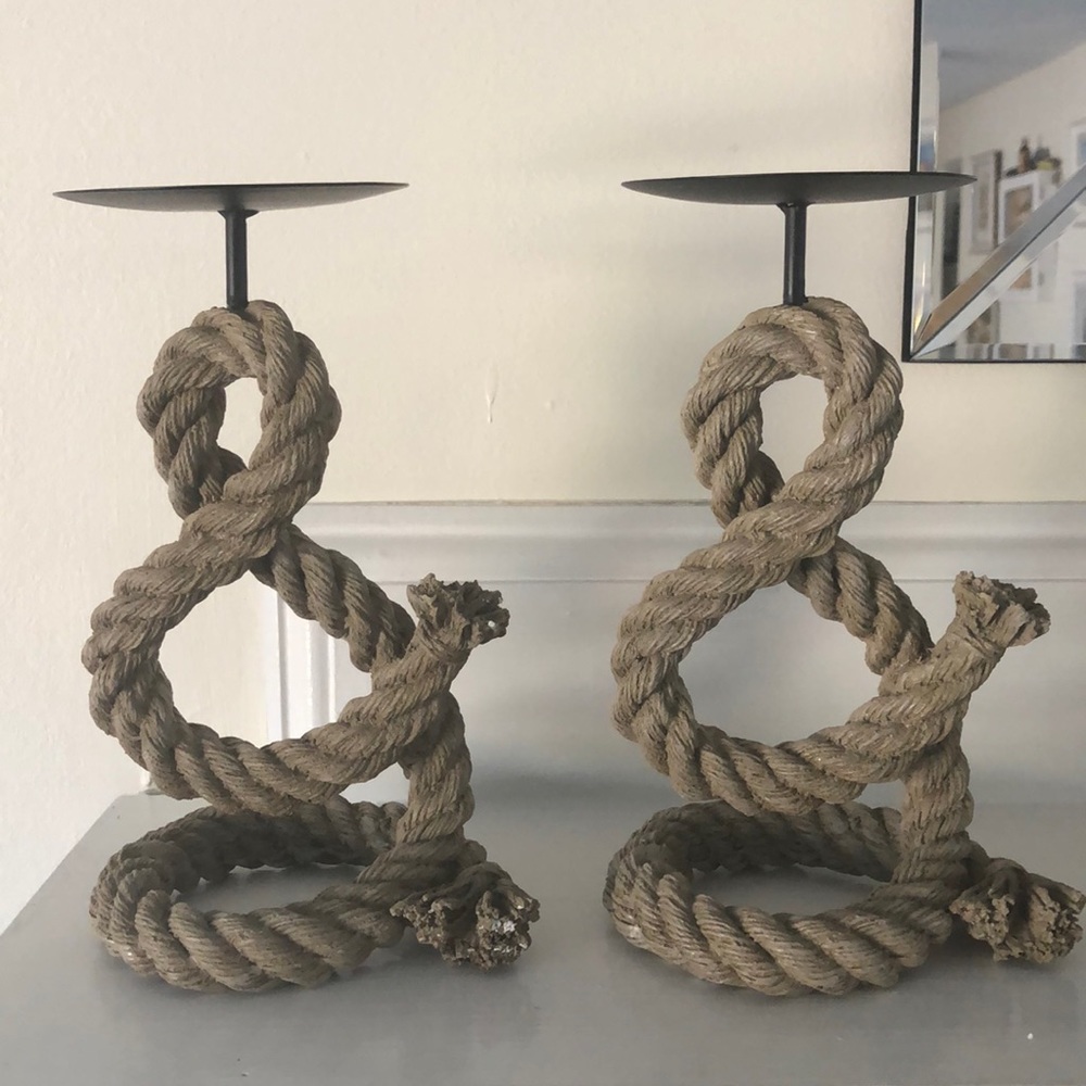 Nautical Candle Stick Holders